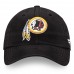 Men's Washington Redskins NFL Pro Line by Fanatics Branded Black Fundamental Adjustable Hat 2572414